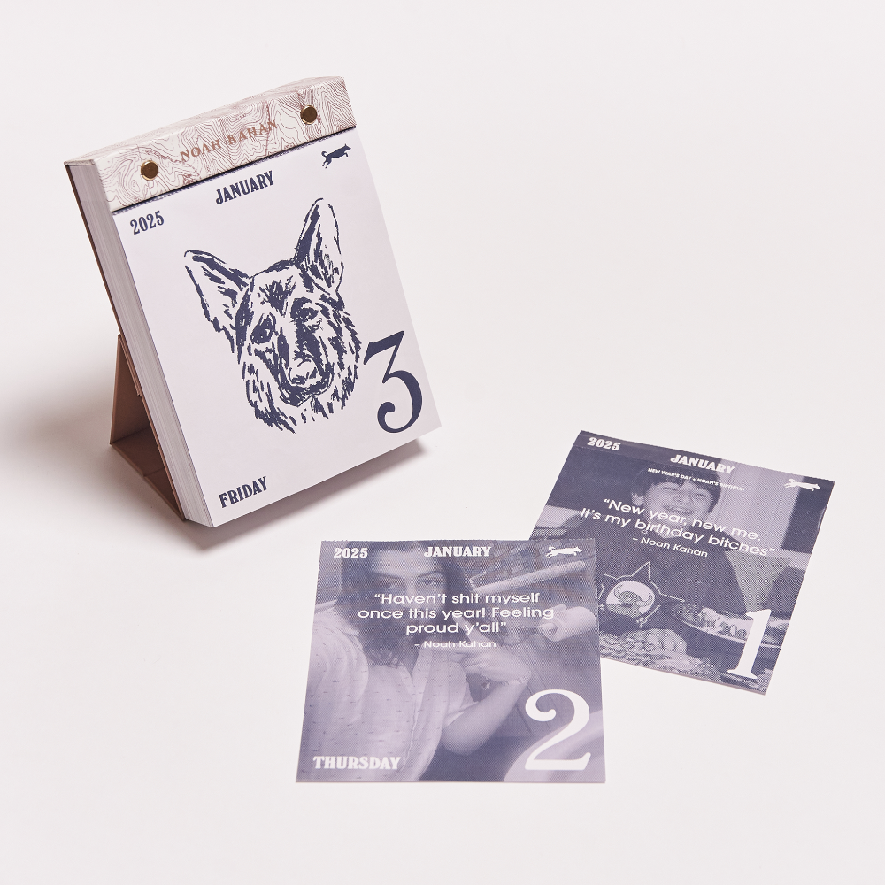 2025 Calendar: 365 Days of Noah Fri 3rd