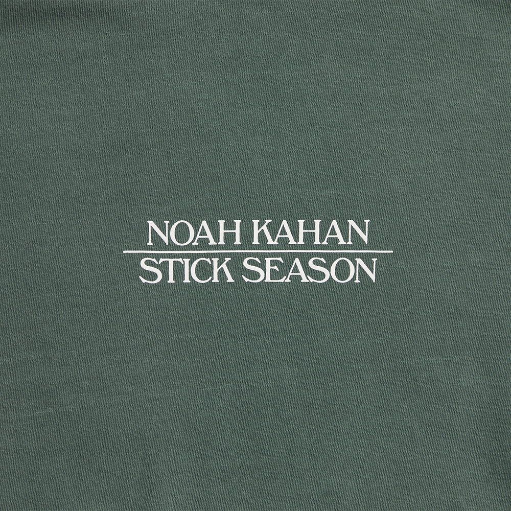 Stick Season Blue Spruce Tee Detail Front