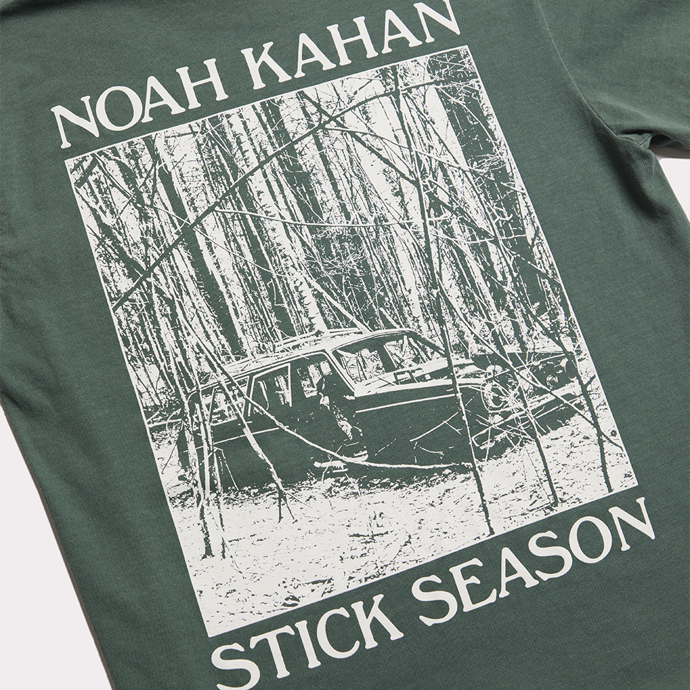 Stick Season Blue Spruce Tee Back Angle Detail