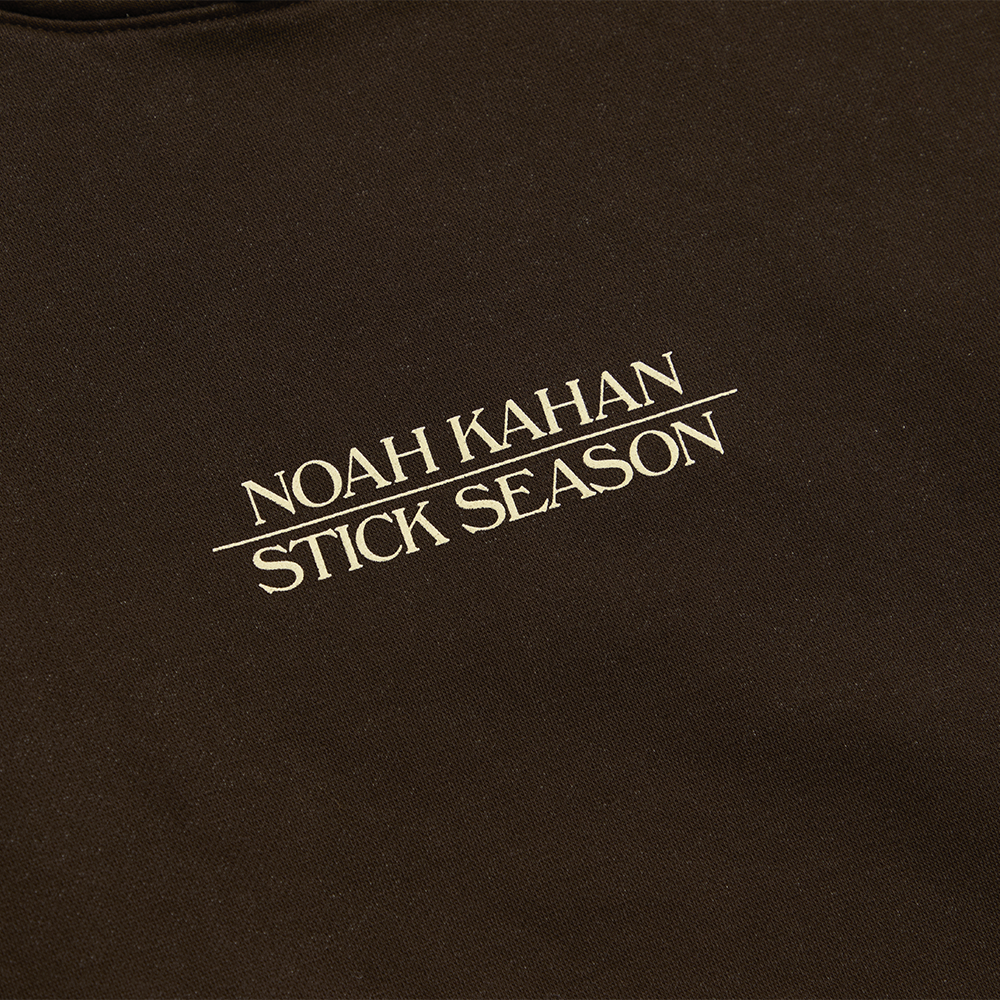 We’ll All Be Here Forever Hoodie Front Detail Angle