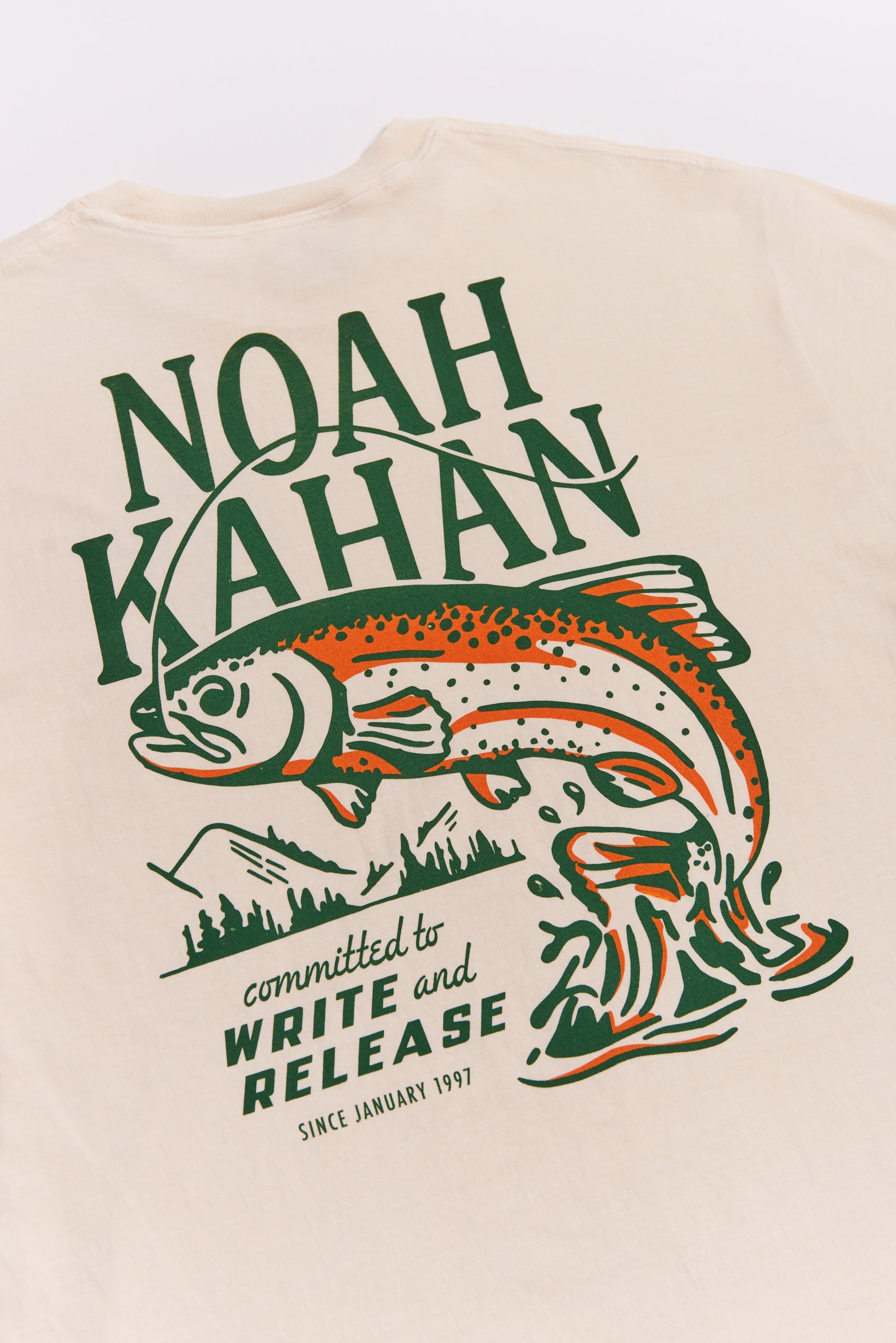 Write & Release Tee Back Detail