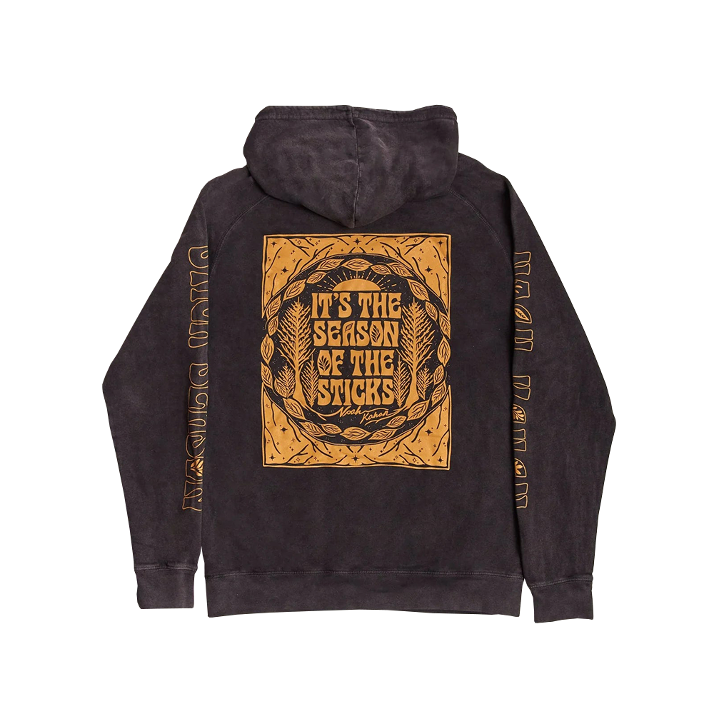 Stick Season Hoodie - Vintage Black Back